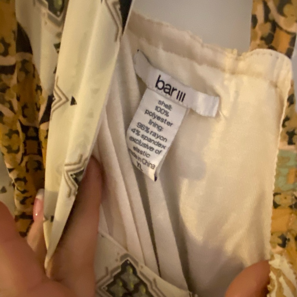 Love this halter Bar lll dress